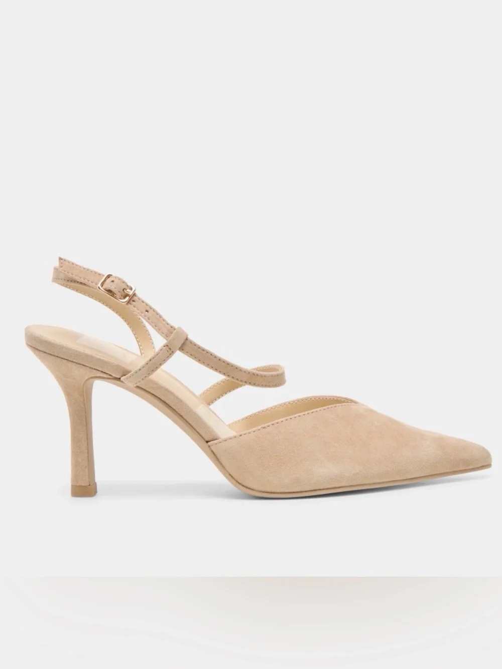 NWOT Dolce Vita Kamra Heels Camel Suede